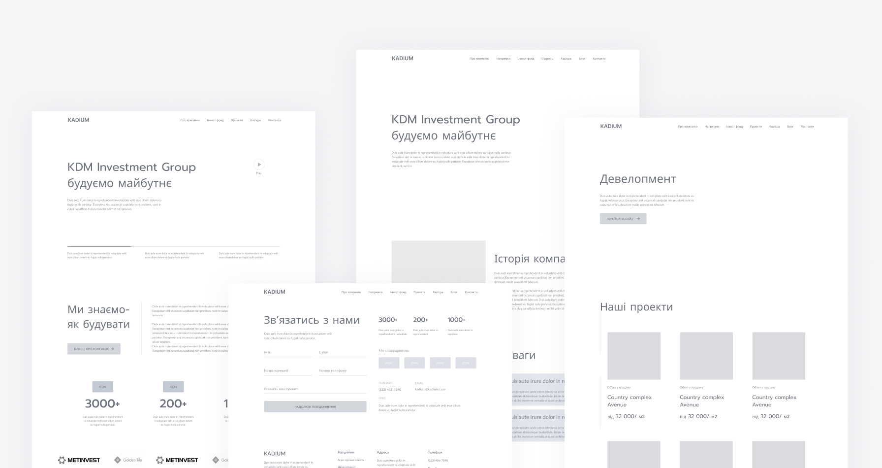 Візуалізація кейсу KDM Investment Group