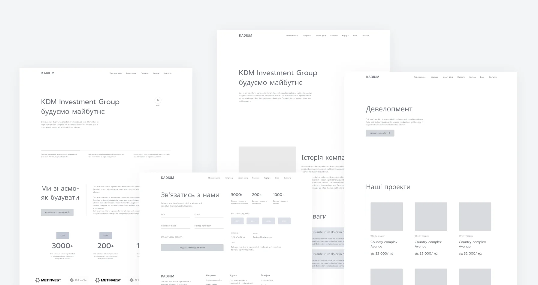 Візуалізація кейсу KDM Investment Group
