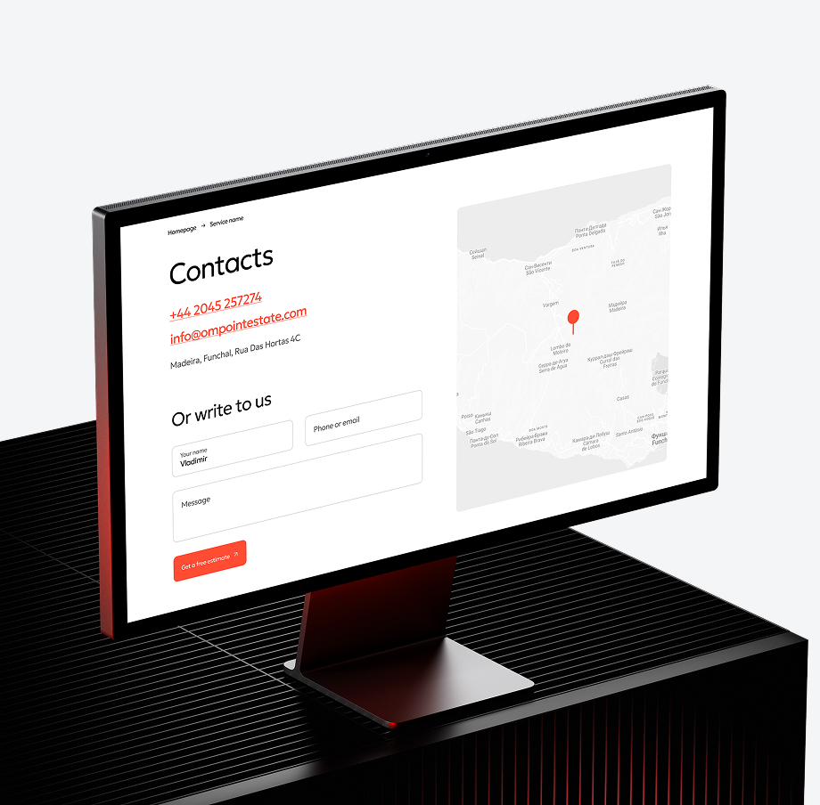 Візуалізація кейсу Onpoint Estate