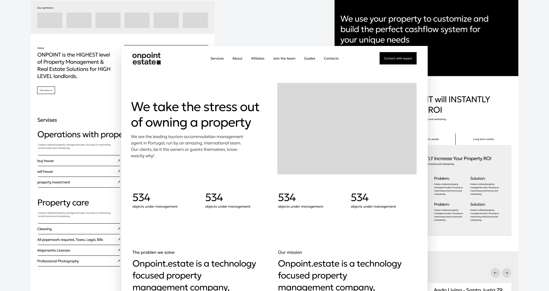 Візуалізація кейсу Onpoint Estate