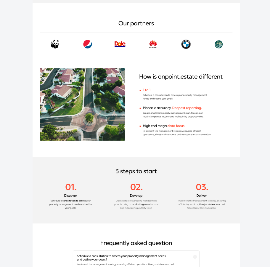 Візуалізація кейсу Onpoint Estate