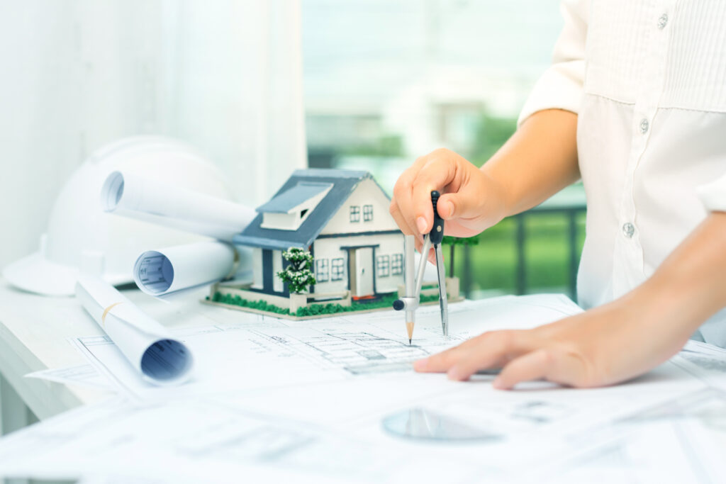 construction concept. engineering tools