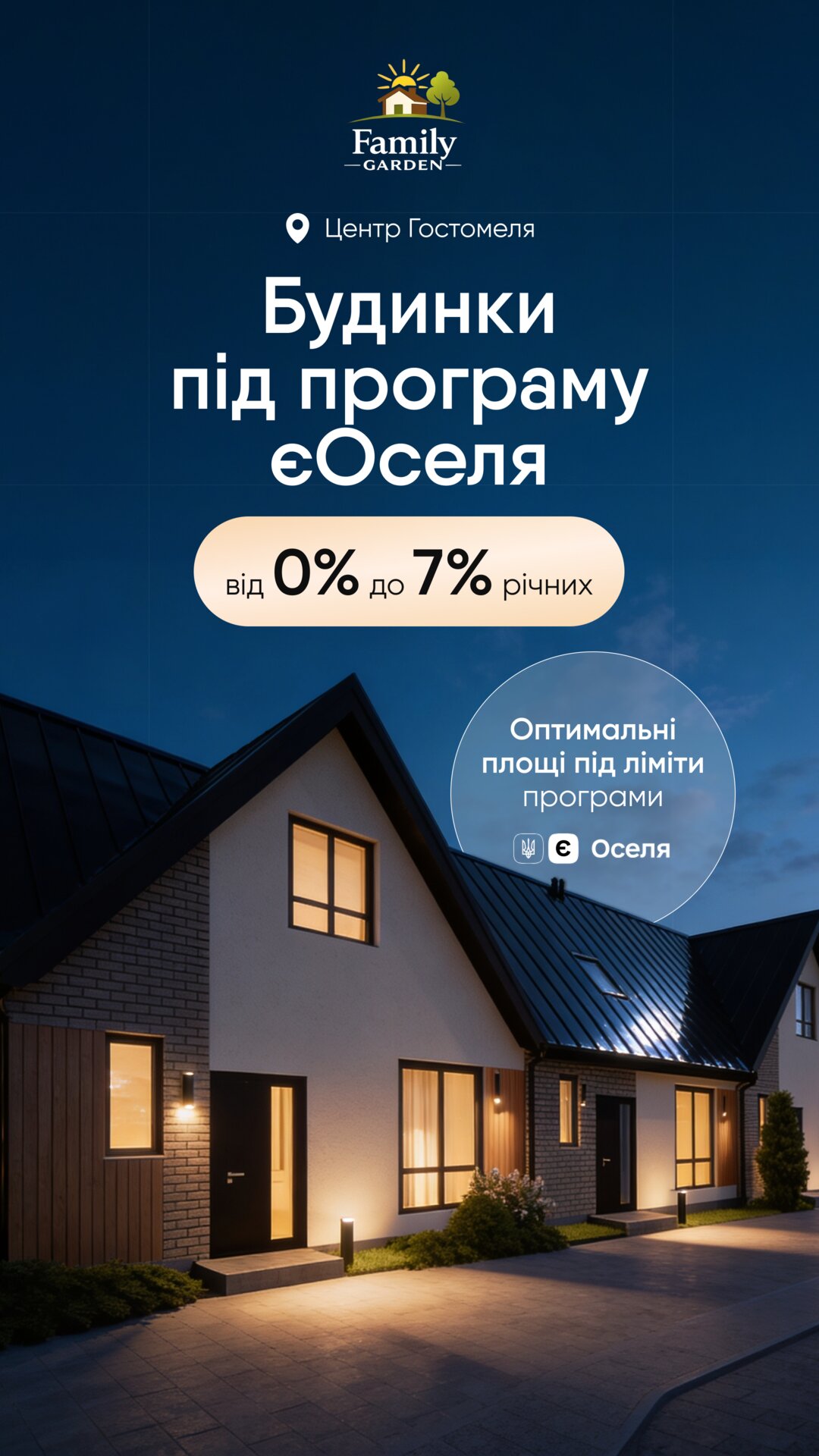 Візуальне рішення реклами для системного продажу житлового комплексу