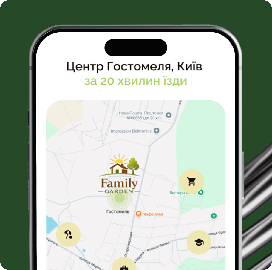 Візуалізація кейсу Family Garden