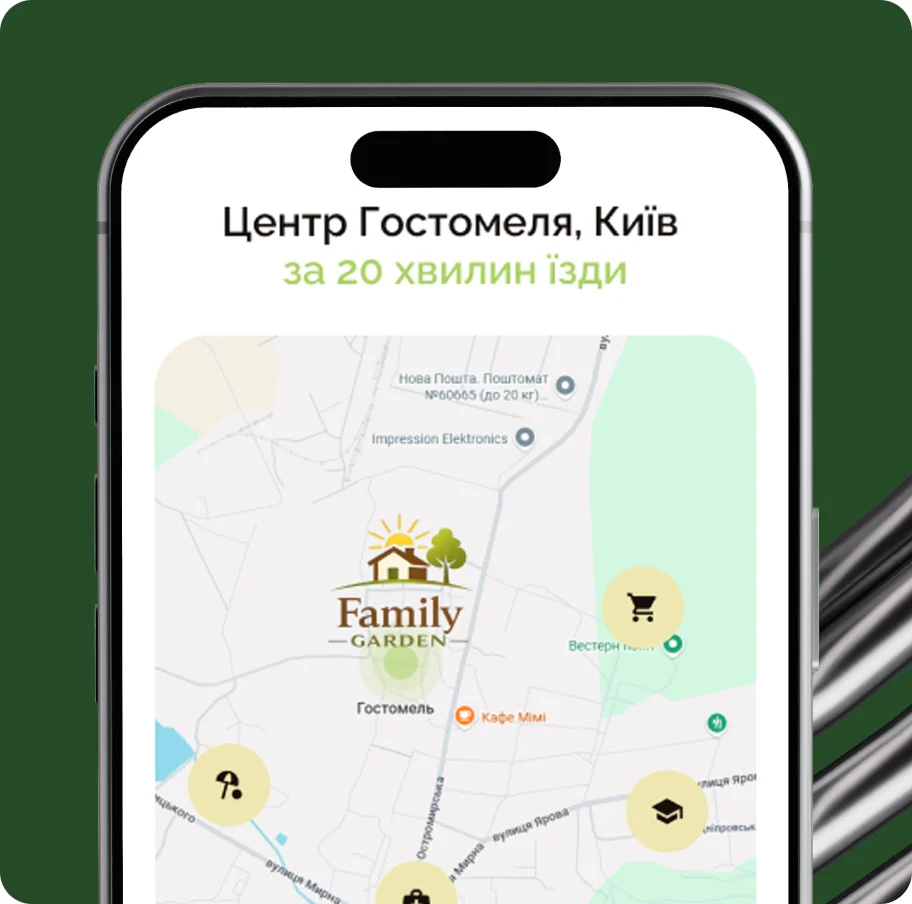 Візуалізація кейсу Family Garden
